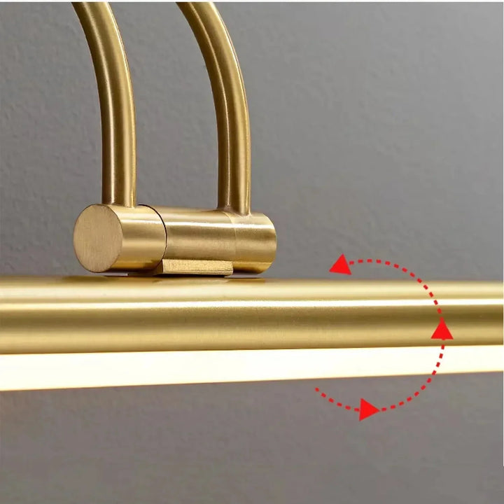 Guld Billedlys til Kunst og Spejle - Chic Design