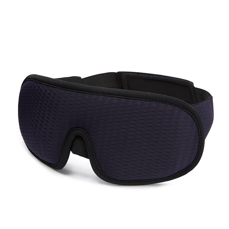 Ergonomisk 3D Søvnmaske i Blødt Polyester