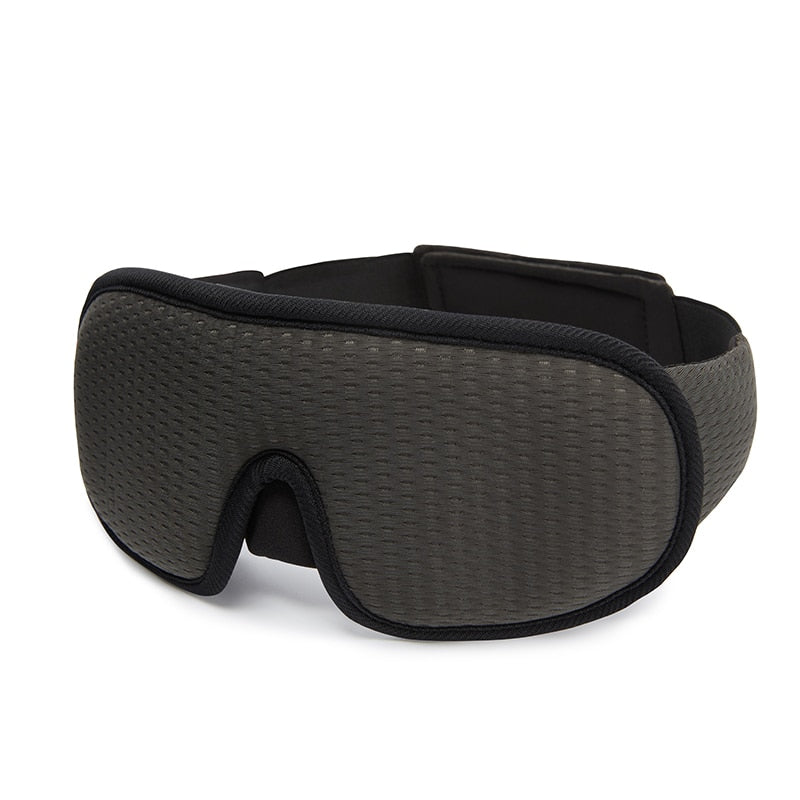 Ergonomisk 3D Søvnmaske i Blødt Polyester