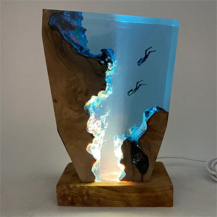 Hav-inspireret Harpiks Ambient Light Lampe