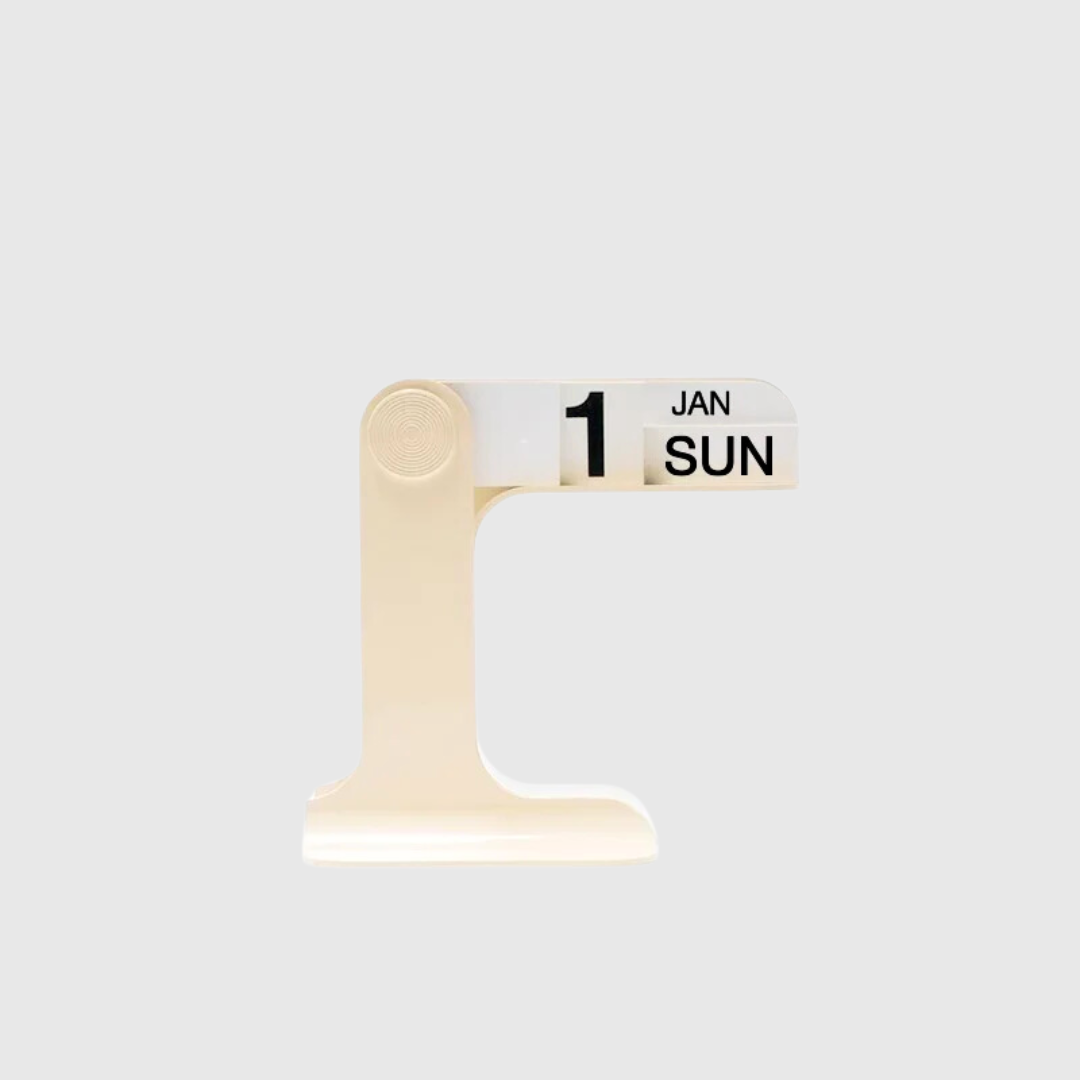 Moderne Geometrisk Evighedskalender med Klart Display