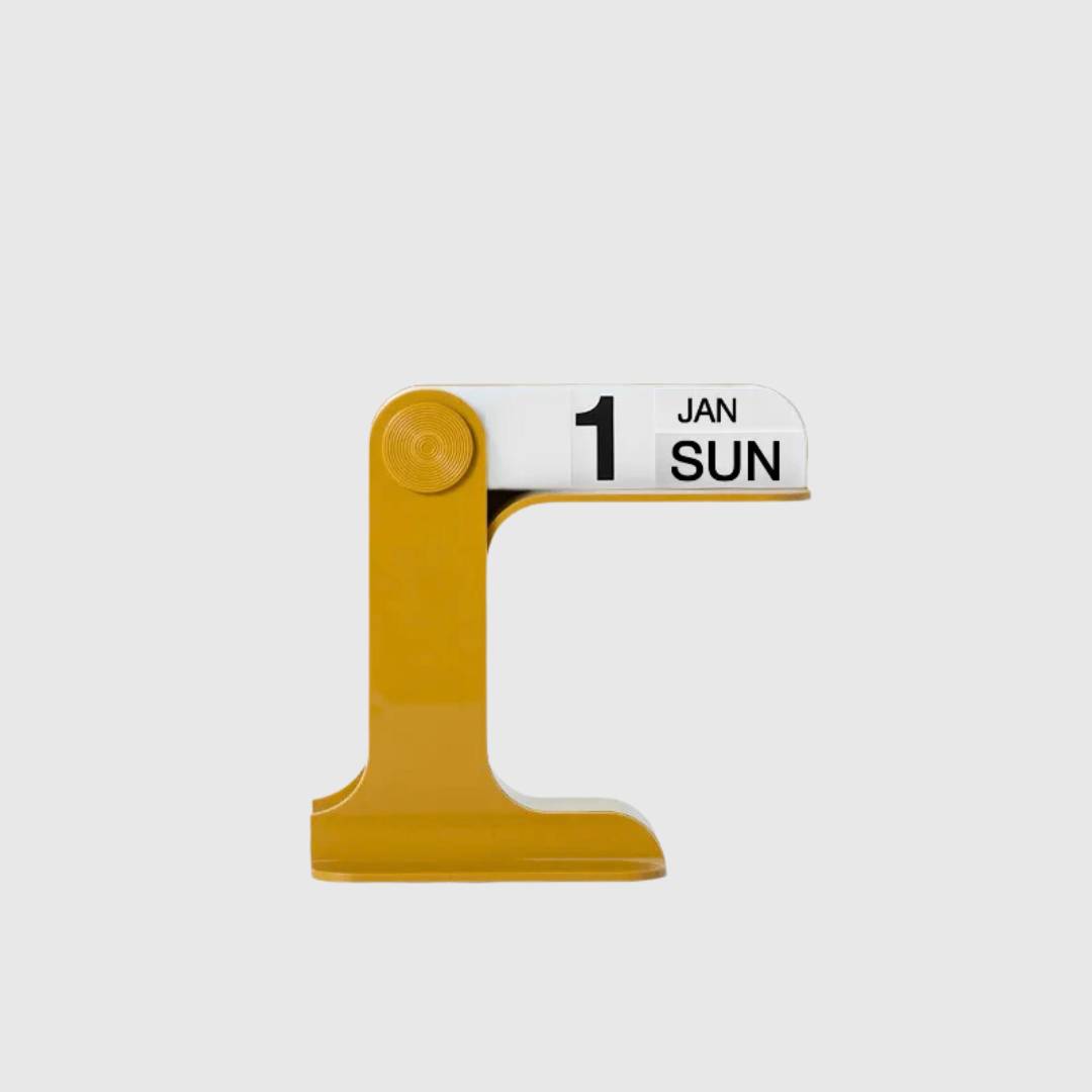 Moderne Geometrisk Evighedskalender med Klart Display