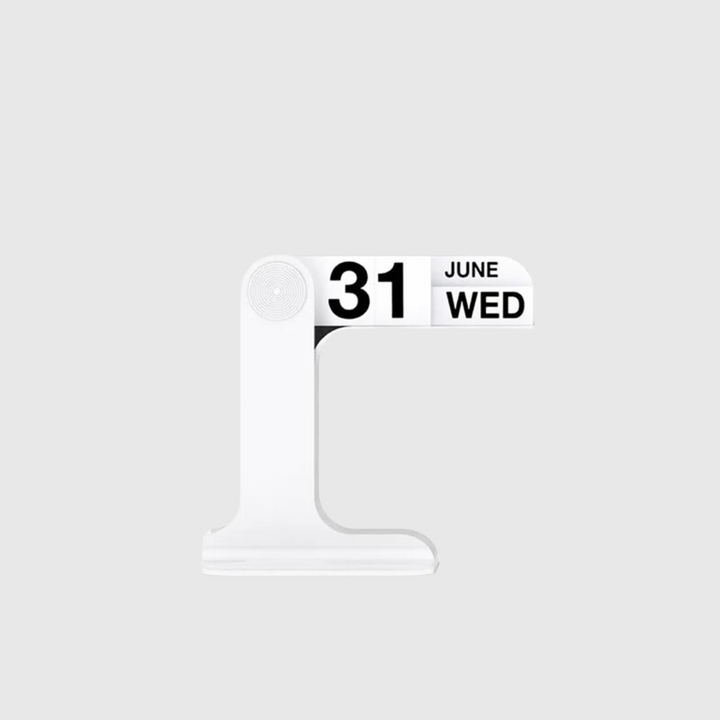 Moderne Geometrisk Evighedskalender med Klart Display