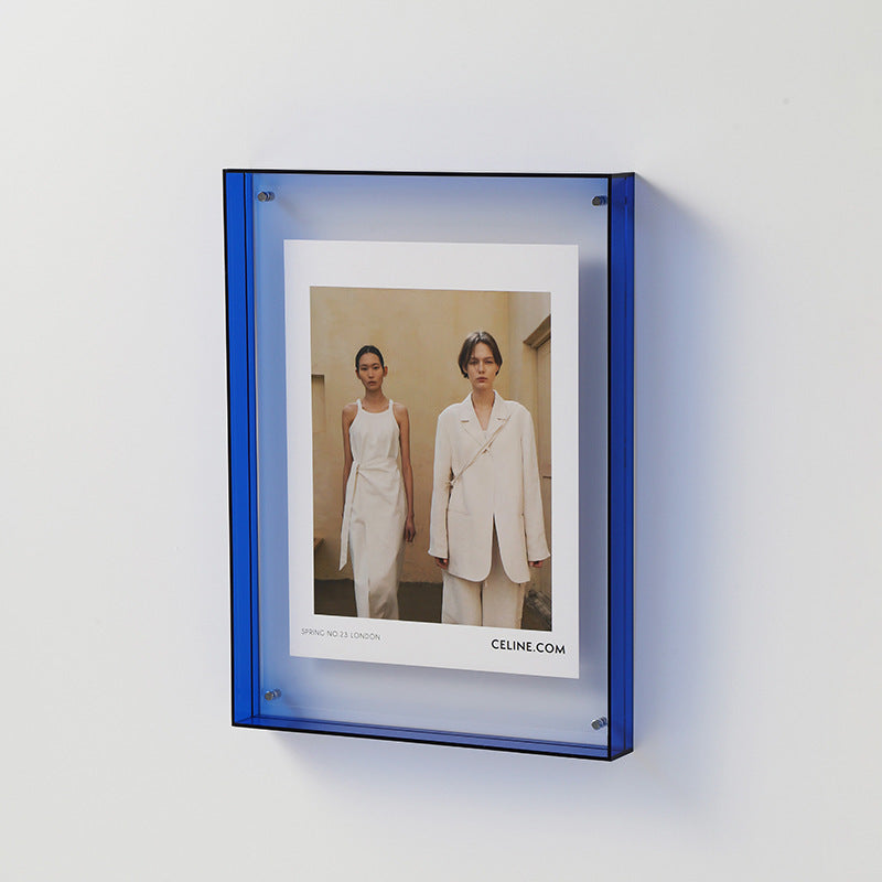 Transparent Akryl Fotoramme i Trendy Farver