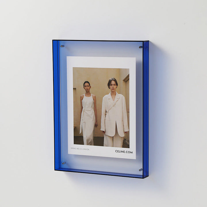 Transparent Akryl Fotoramme i Trendy Farver