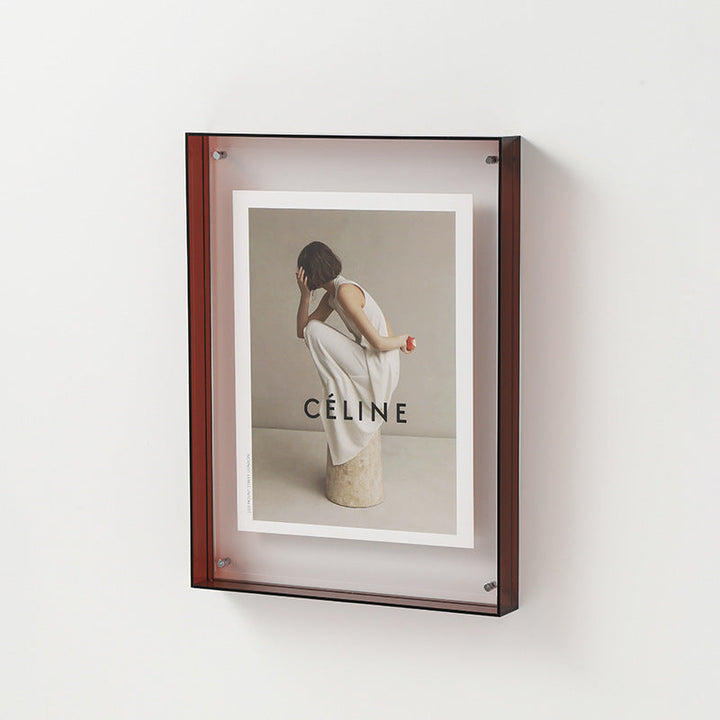 Transparent Akryl Fotoramme i Trendy Farver