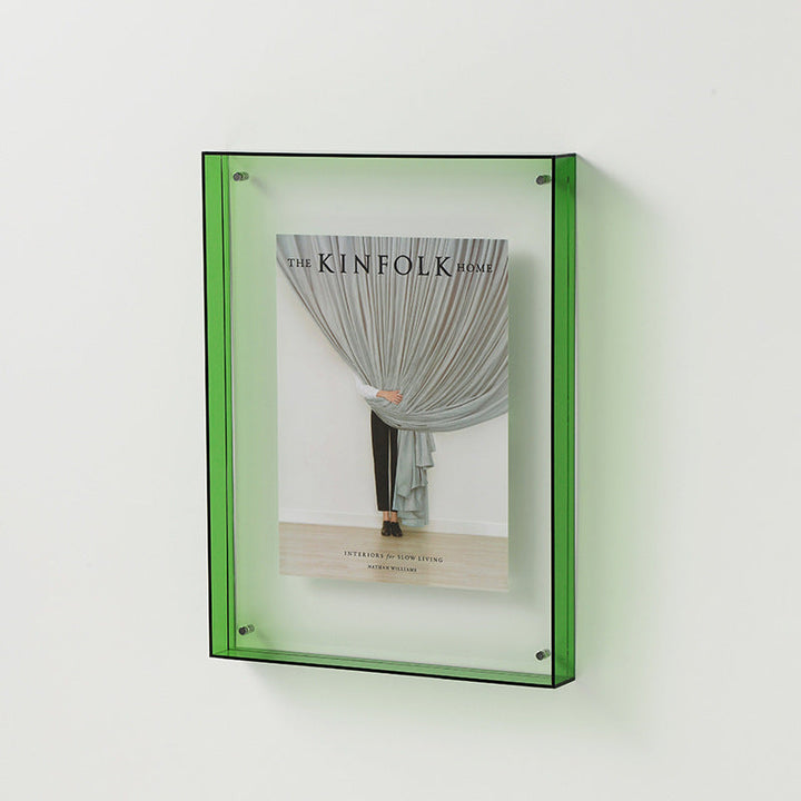 Transparent Akryl Fotoramme i Trendy Farver