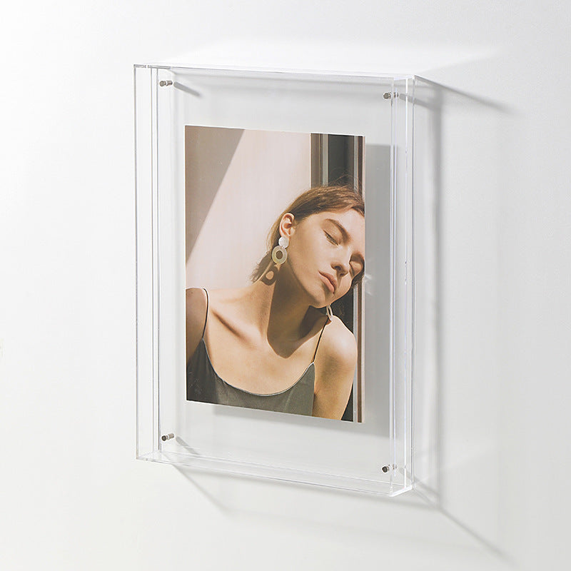 Transparent Akryl Fotoramme i Trendy Farver