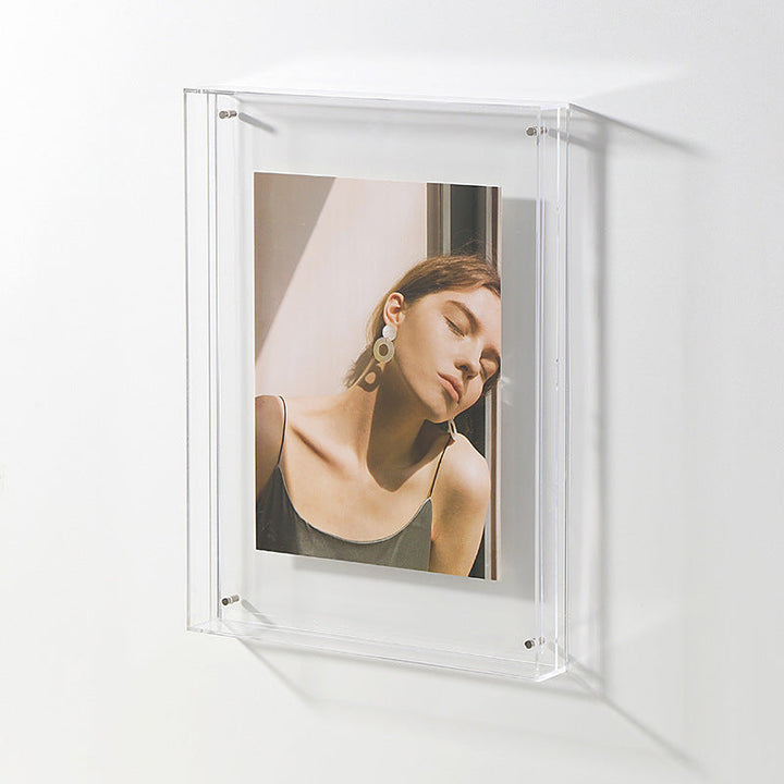 Transparent Akryl Fotoramme i Trendy Farver