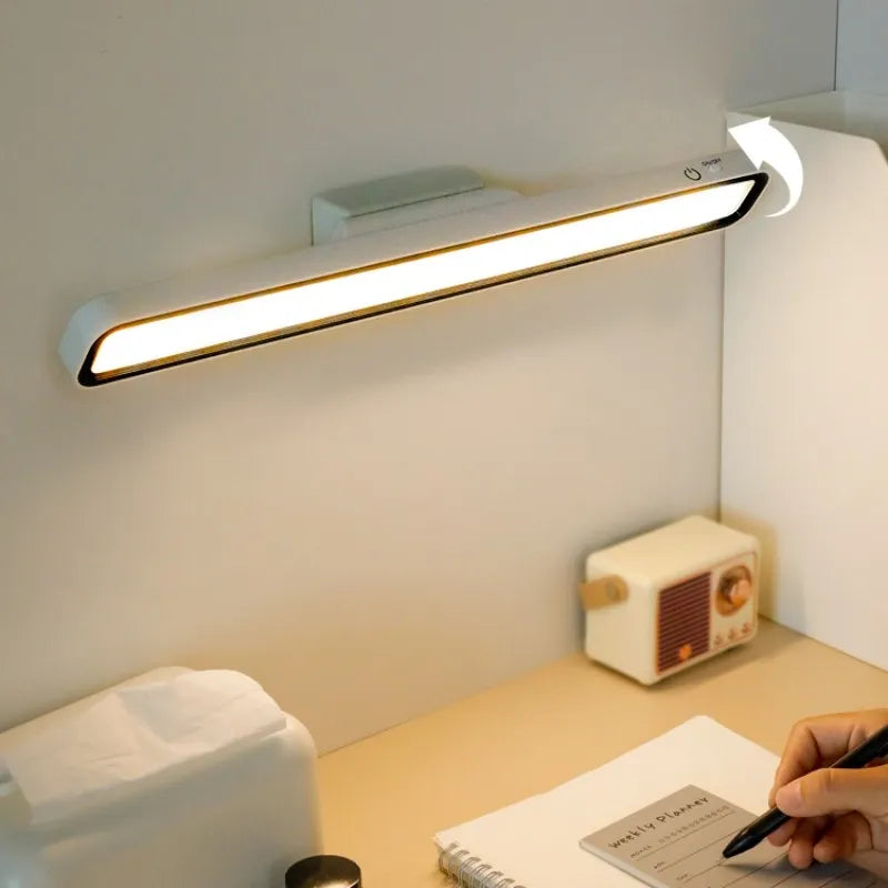 Magnetisk Genopladelig Trådløs LED Bordlampe med Touch Kontrol
