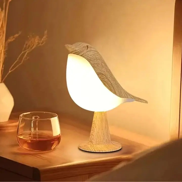 Dæmpbar Fugleformet LED Lampe med Aromaterapi Diffuser