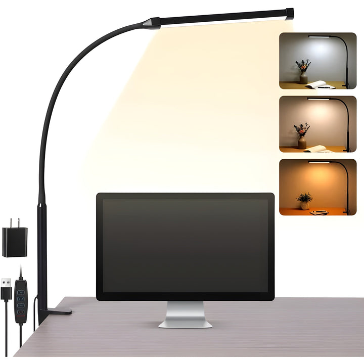 Bubble Effekt Natlys Bordlampe med Justerbar Lysstyrke - USB-Drevet Dekorativ Lampe