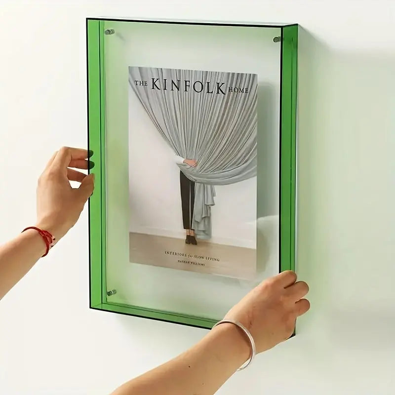 Transparent Moderne Billedramme i Glas og Akryl