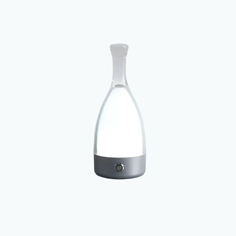 Vinflaskeformet USB Genopladelig Bordlampe med Dæmpbart LED-lys