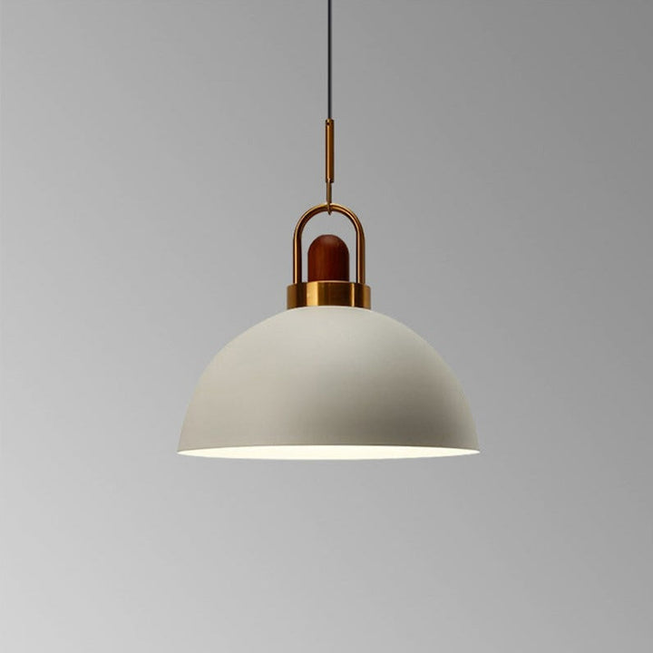 Justerbar Nordisk Pendellampe i Metal og Glas