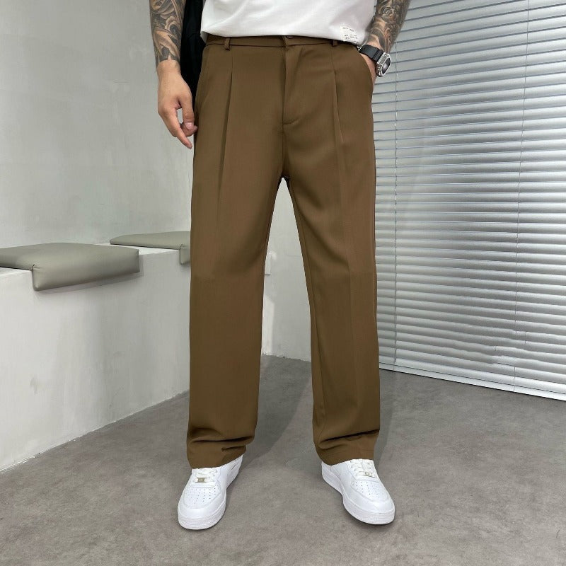 Wide Leg Hose til Mænd med Komfortabel Pasform