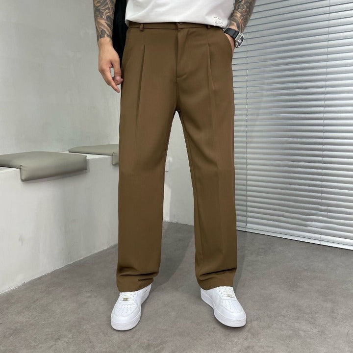 Wide Leg Hose til Mænd med Komfortabel Pasform