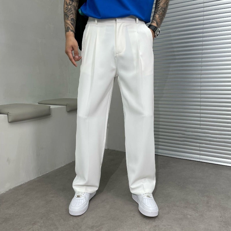 Wide Leg Hose til Mænd med Komfortabel Pasform