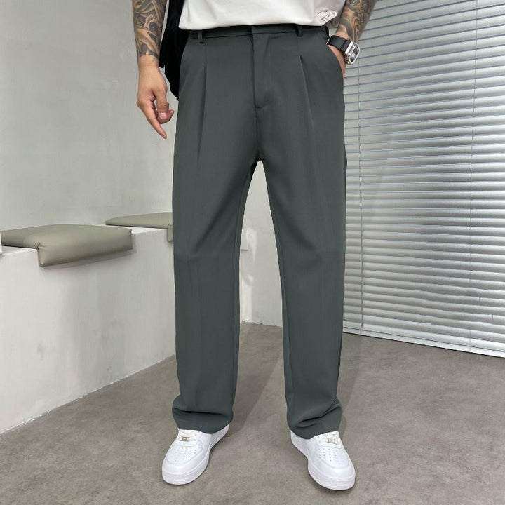 Wide Leg Hose til Mænd med Komfortabel Pasform