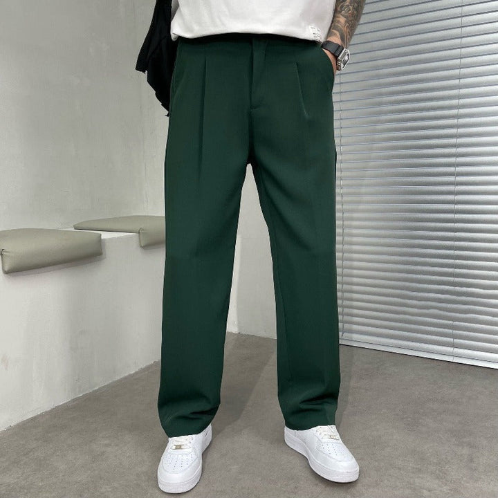 Wide Leg Hose til Mænd med Komfortabel Pasform