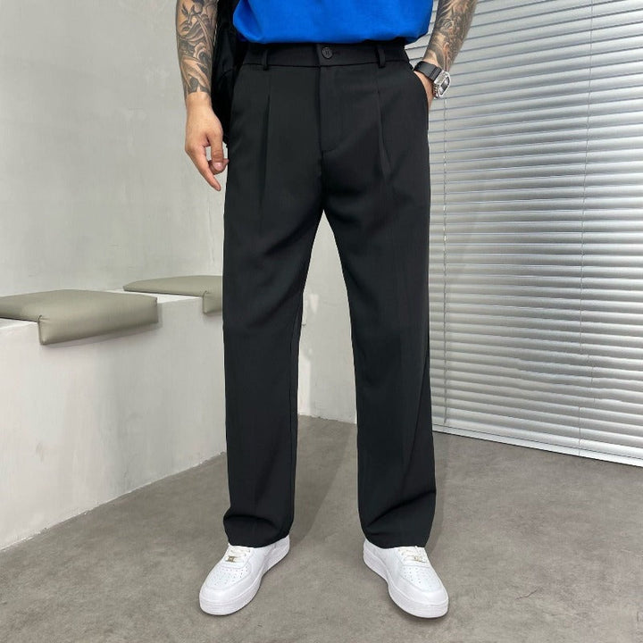 Wide Leg Hose til Mænd med Komfortabel Pasform