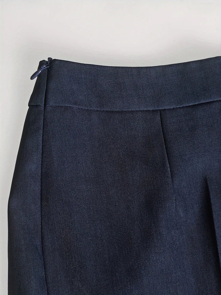 Vina | Kvinders To-Delt Sæt Lang Blazer & Flared Bukser