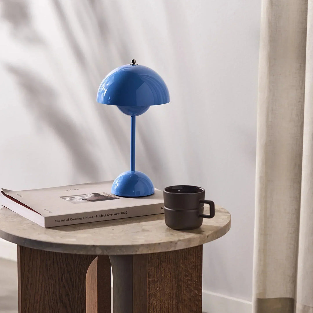 Dæmpbar LED Bordlampe med Touch Kontrol og Genopladeligt Batteri