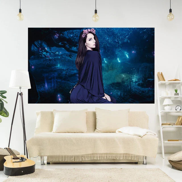Æstetisk Væg Tapestry Plakat i Polyester