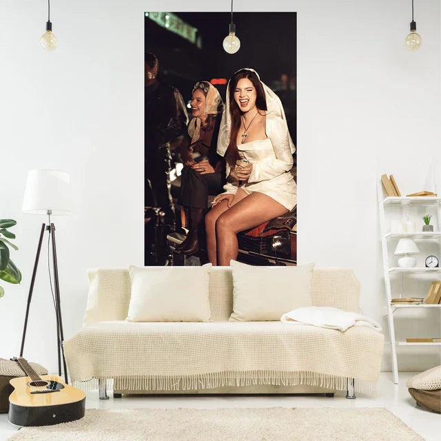 Æstetisk Væg Tapestry Plakat i Polyester