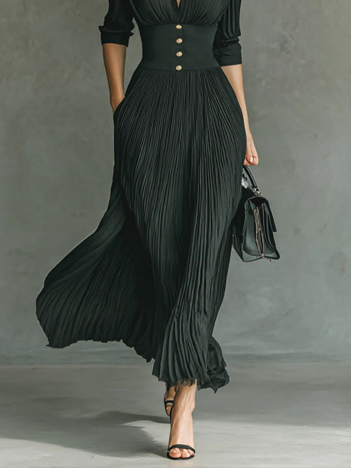 Erica™ | Stylish Fitted Waist Dress