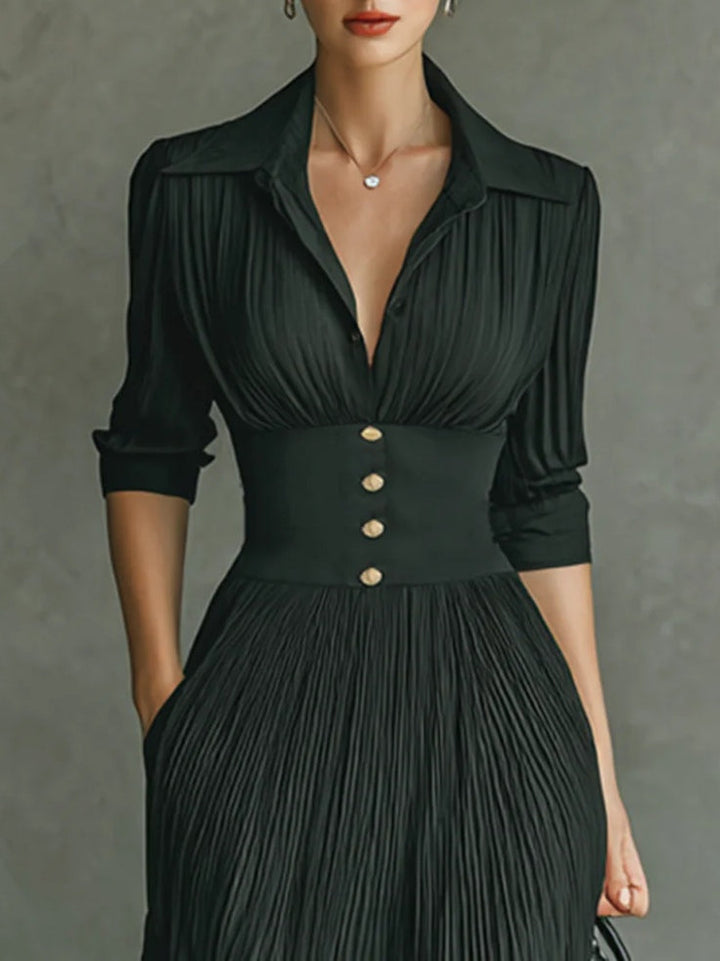 Erica™ | Stylish Fitted Waist Dress