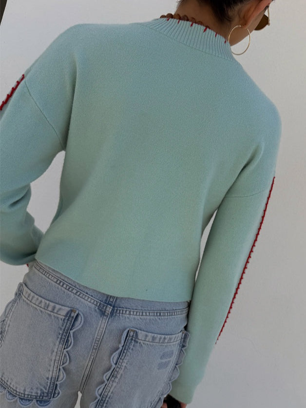 Lois™ | Sjovt blæksprutte mønster cardigan