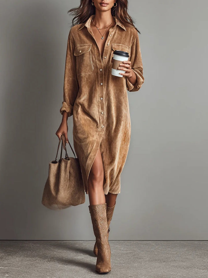 Elle™ | Stylish Flared Hem Dress