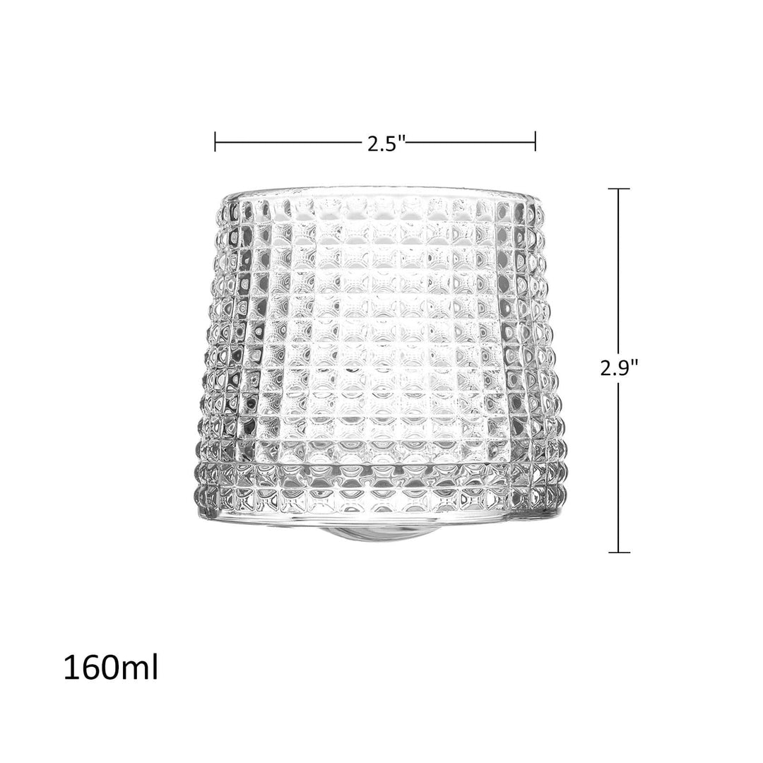 Rotérbart Whiskey Tumbler Sæt i Klart Glas