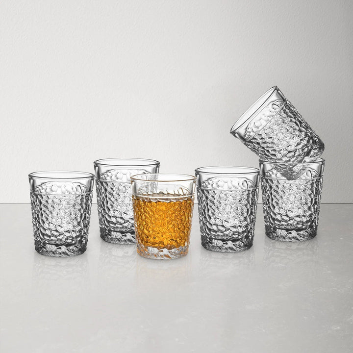 Graverede Klare Glas Shot Glas Sæt