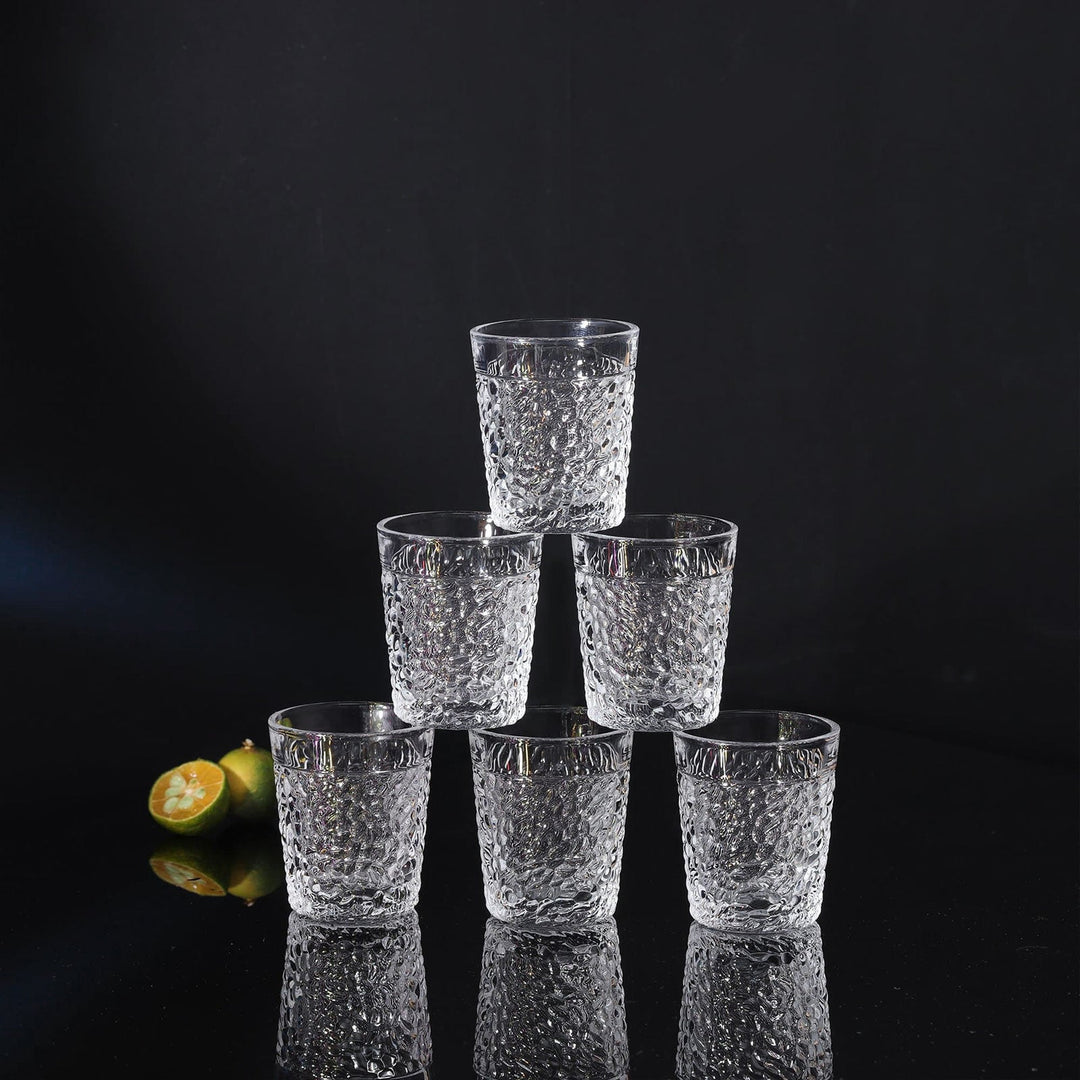 Graverede Klare Glas Shot Glas Sæt