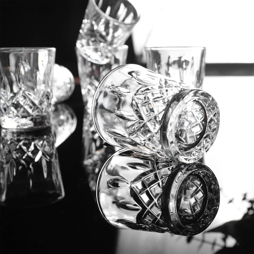 Graverede Klare Glas Shot Glas Sæt