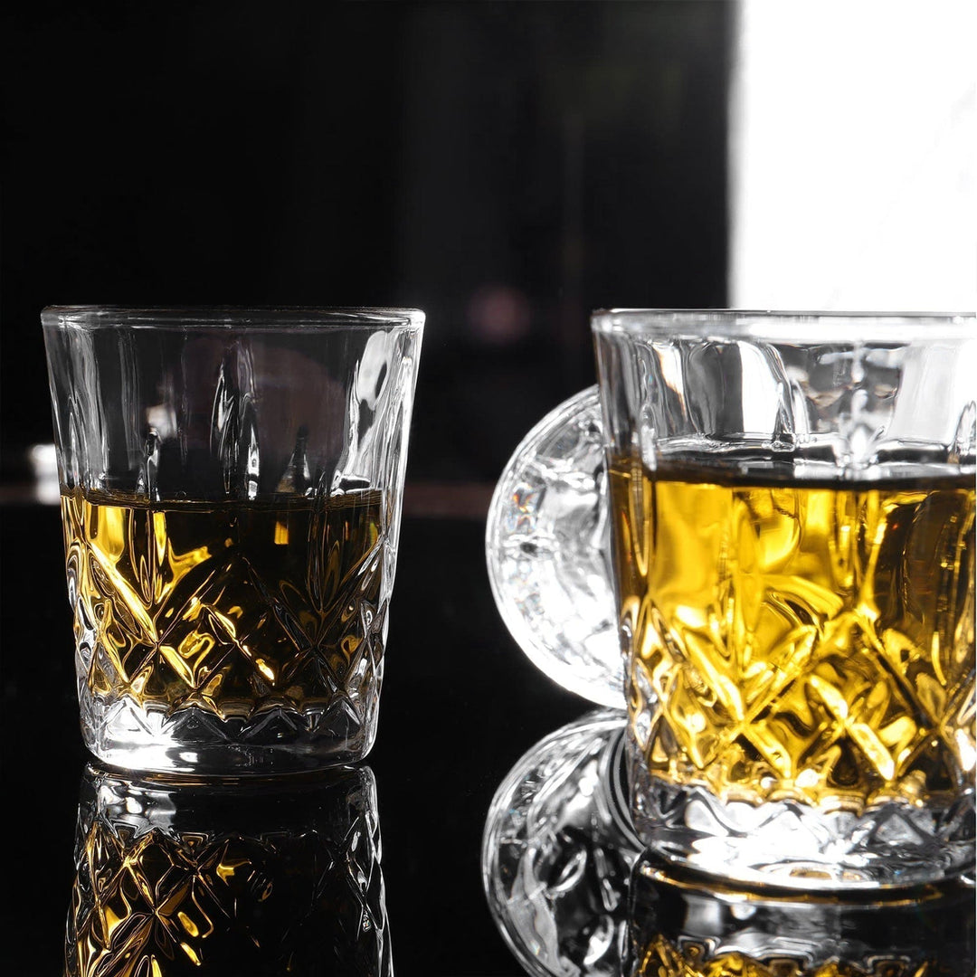 Graverede Klare Glas Shot Glas Sæt