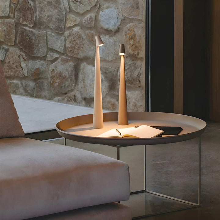 Genopladelig Bærbar LED Bordlampe i Moderne Design