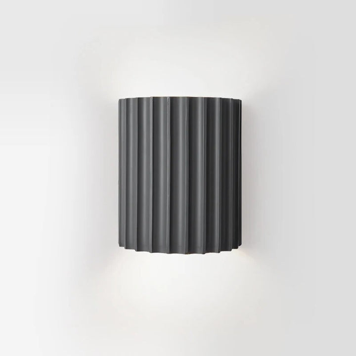 Kunstnerisk Resin Væglampe med LED Lys