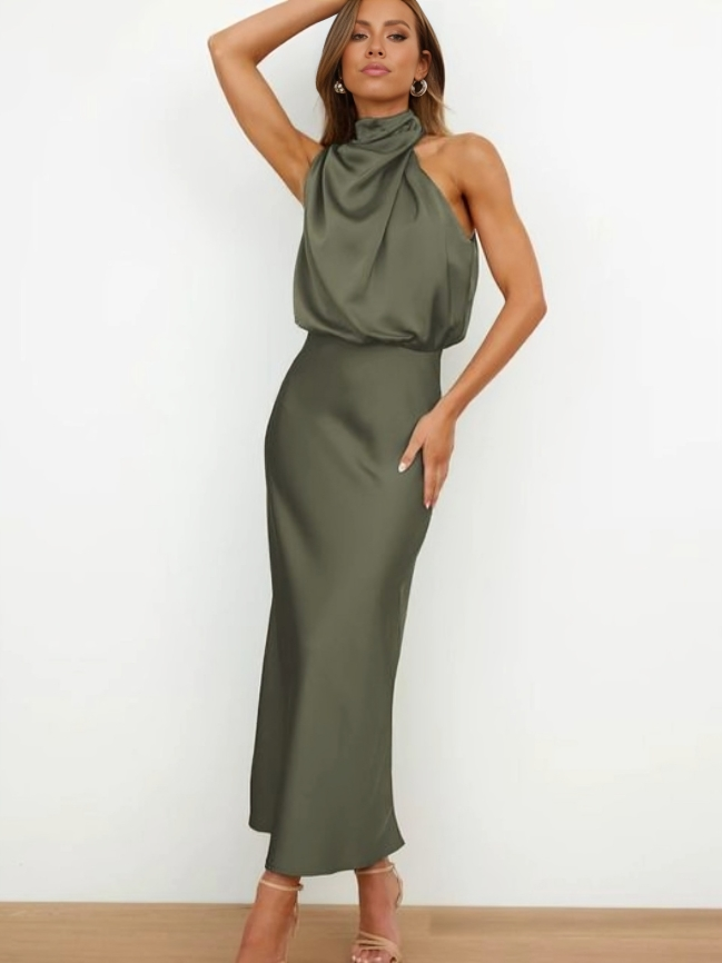 Mariana™ | Elegant Halterneck Aftenkjole