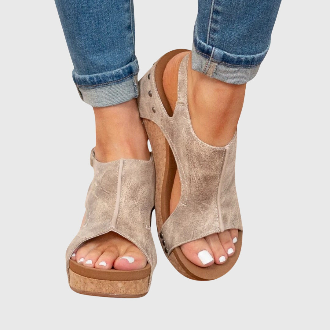 Greta | Dame Orthopædisk Platform Sandaler