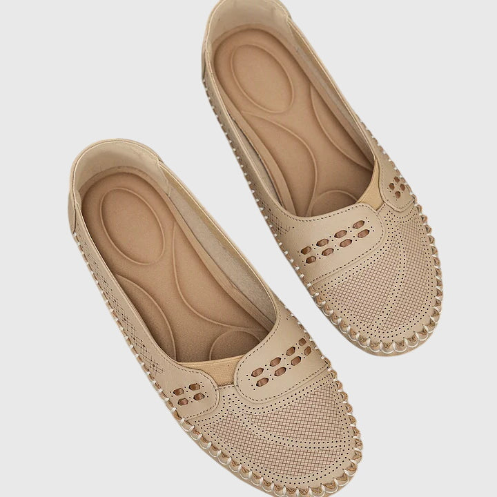 Petra | Dame Forår Perforerede Lette Loafers