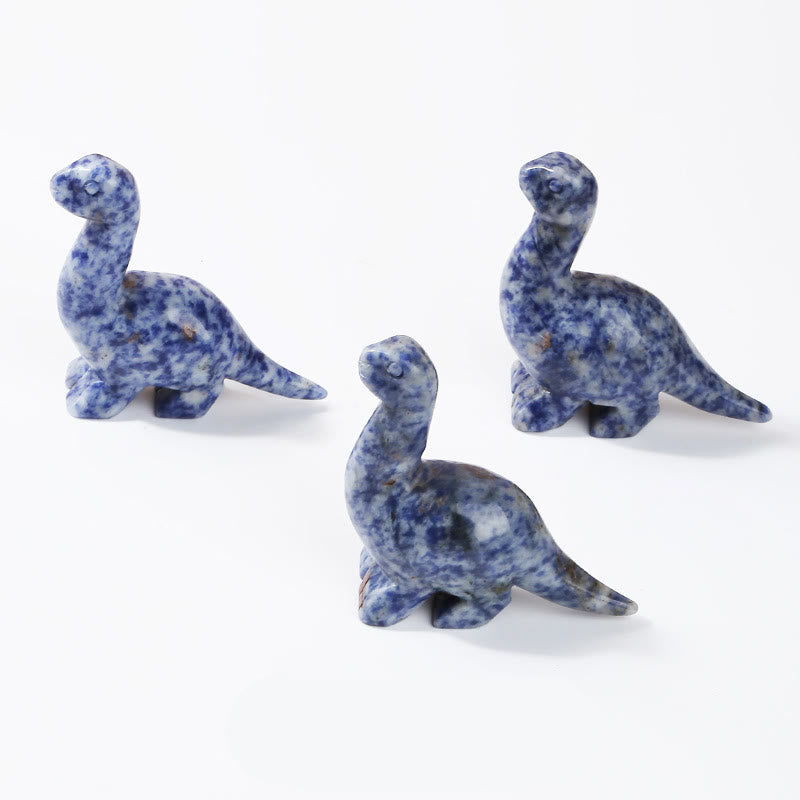 Naturlig Krystal Dinosaur Figurine 2,5 Tommer