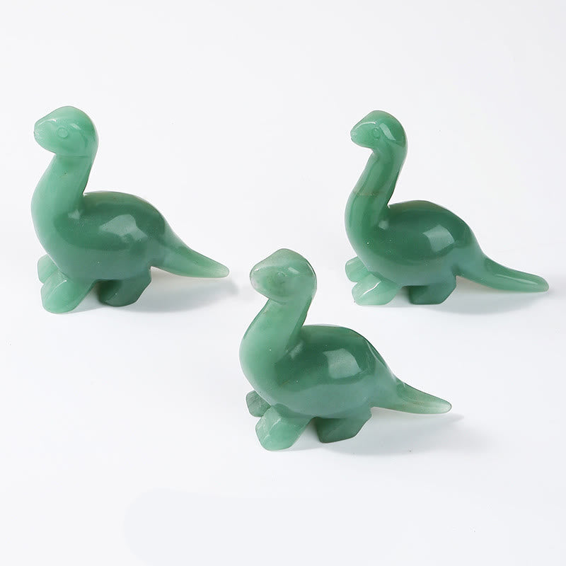 Naturlig Krystal Dinosaur Figurine 2,5 Tommer