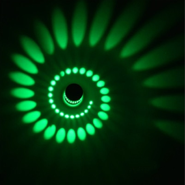 Spiral LED Downlight med Børstet Nikkelfinish