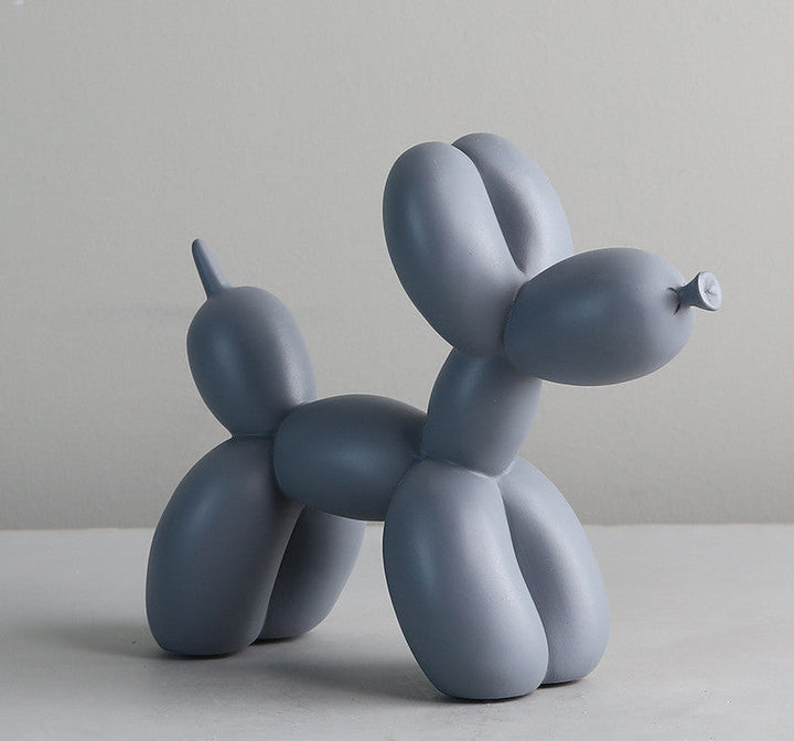 Håndlavet Skandinavisk Ballonhund Figurine i Resin