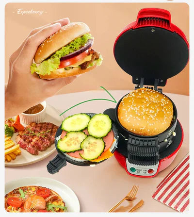 Manuel Non-Stick Burgerpresse i ABS-plastik