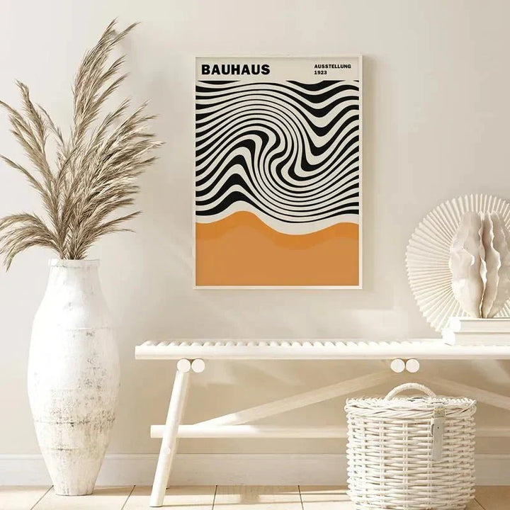 Moderne Abstrakt Lærred Kunst Print med Vandtæt Blæk