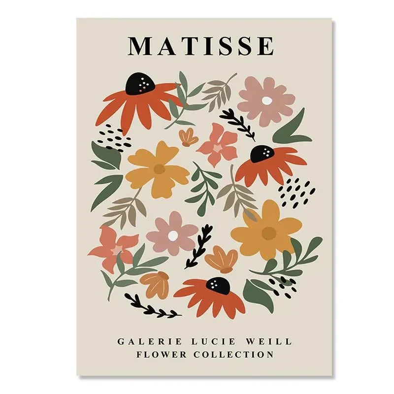 Moderne Abstrakt Lærred Kunst Print med Vandtæt Blæk